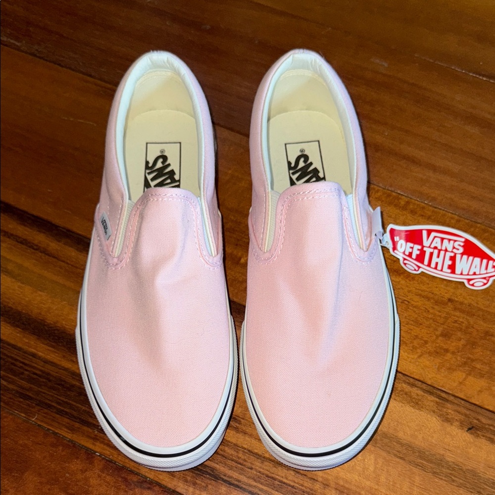 Vans Pink Slip-On Sneakers